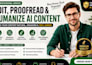 edit, proofread and humanize ai content professionally